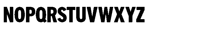 Limit Display Cm XBold Font UPPERCASE