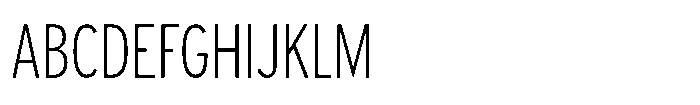 Limit Display Cm XLight Font UPPERCASE