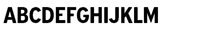 Limit Display Condensed Bold Font UPPERCASE