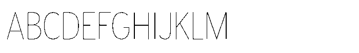 Limit Display Condensed Hairline Font UPPERCASE