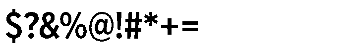 Limit Display Condensed Medium Font OTHER CHARS