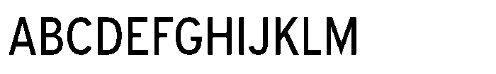 Limit Display Condensed Regular Font UPPERCASE