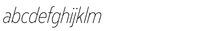 Limit Display Condensed Thin Italic FONT