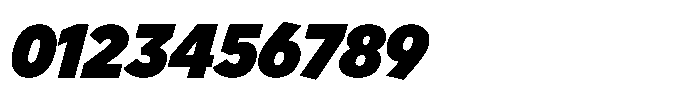 Limit Display Condensed XBlack Italic Font OTHER CHARS