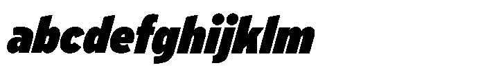 Limit Display Condensed XBlack Italic FONT