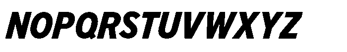 Limit Display Condensed XBold Italic Font UPPERCASE