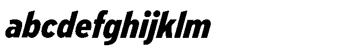 Limit Display Condensed XBold Italic FONT