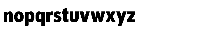 Limit Display Condensed XBold Font LOWERCASE