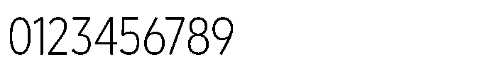 Limit Display Condensed XLight Font OTHER CHARS