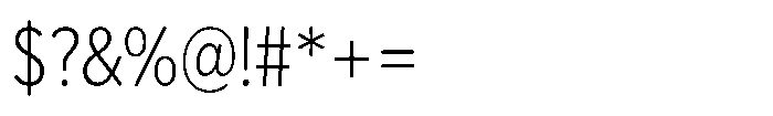 Limit Display Condensed XLight Font OTHER CHARS