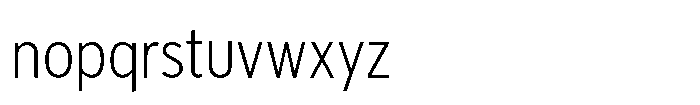 Limit Display Condensed XLight Font LOWERCASE