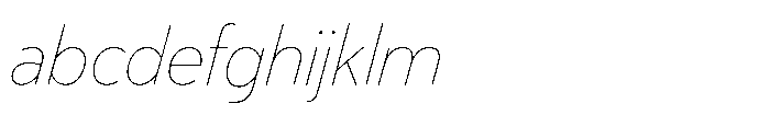 Limit Display Hairline Italic FONT