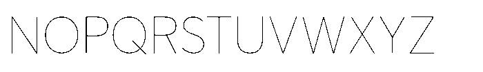 Limit Display Hairline Font UPPERCASE