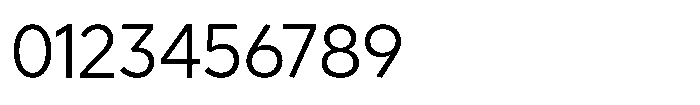 Limit Display Light Font OTHER CHARS