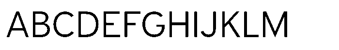 Limit Display Light Font UPPERCASE