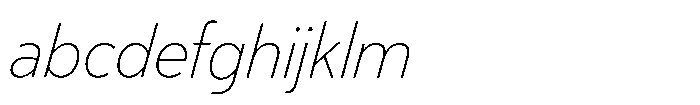 Limit Display Thin Italic FONT