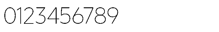 Limit Display Thin Font OTHER CHARS