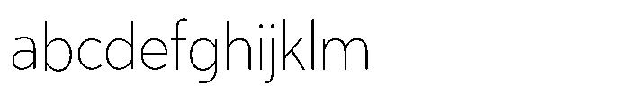 Limit Display Thin FONT