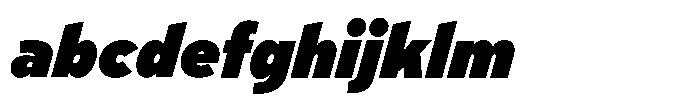 Limit Display XBlack Italic FONT