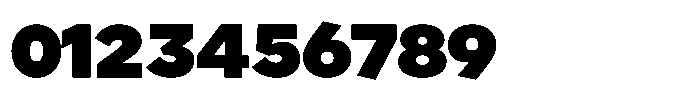 Limit Display XBlack Font OTHER CHARS