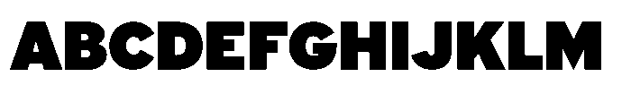 Limit Display XBlack Font UPPERCASE