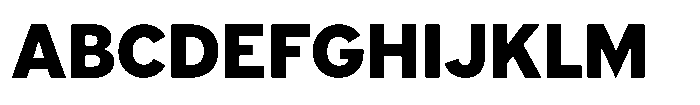 Limit Display XBold Font UPPERCASE