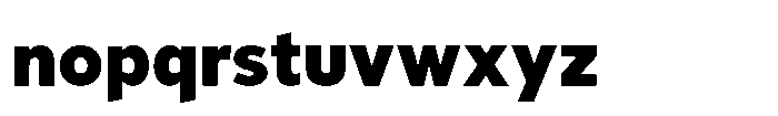Limit Display XBold Font LOWERCASE
