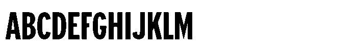 Limit Display XCm Bold Font UPPERCASE