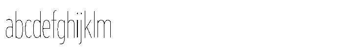 Limit Display XCm Hairline FONT