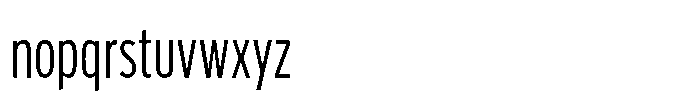 Limit Display XCm Light Font LOWERCASE