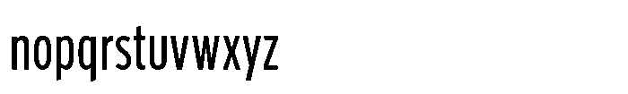 Limit Display XCm Regular Font LOWERCASE