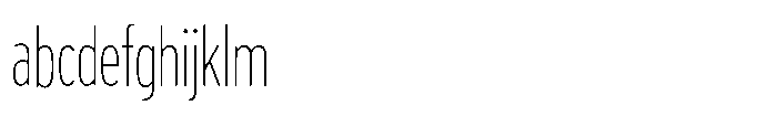 Limit Display XCm Thin FONT