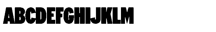 Limit Display XCm XBlack Font UPPERCASE