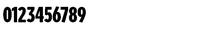 Limit Display XCm XBold Font OTHER CHARS
