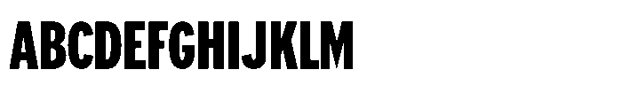 Limit Display XCm XBold Font UPPERCASE