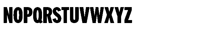 Limit Display XCm XBold Font UPPERCASE