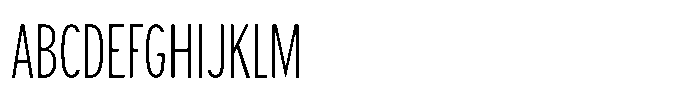 Limit Display XCm XLight Font UPPERCASE