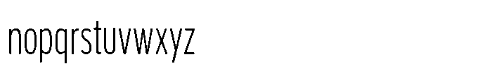 Limit Display XCm XLight Font LOWERCASE