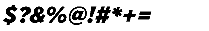 Limit FRWY Black Italic Font OTHER CHARS