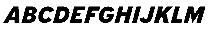 Limit FRWY Black Italic Font