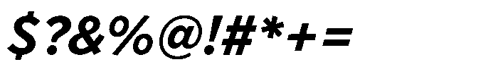 Limit FRWY Bold Italic Font OTHER CHARS