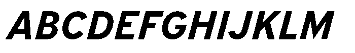 Limit FRWY Bold Italic Font