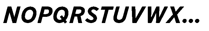 Limit FRWY Bold Italic Font UPPERCASE