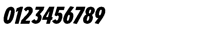Limit FRWY Cm Black Italic Font OTHER CHARS