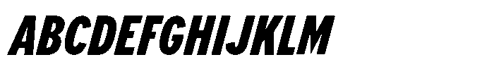 Limit FRWY Cm Black Italic Font