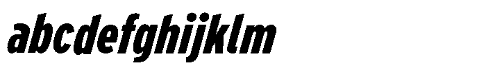 Limit FRWY Cm Black Italic FONT
