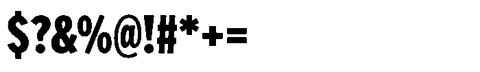 Limit FRWY Cm Black Font OTHER CHARS