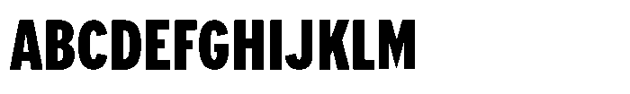 Limit FRWY Cm Black Font UPPERCASE