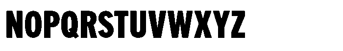 Limit FRWY Cm Black Font UPPERCASE