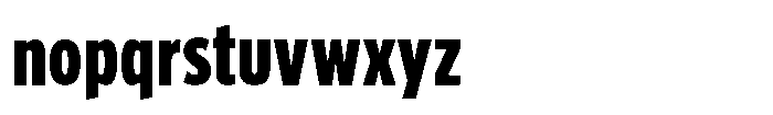 Limit FRWY Cm Black Font LOWERCASE